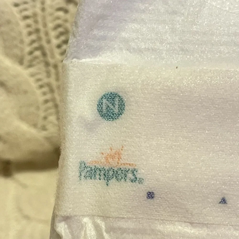 Vintage‎ 90s Pampers Baby Dry Sesame Street Henson Diaper Newborn Big Bird